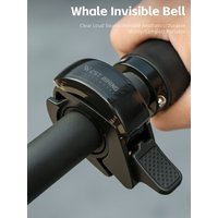 AliExpress West Biking WEST BIKING Invisible Bicycle Bell Cute Whale Shape Clear Sound Aesthetic Mini Bike Bell Cycling Horn MTB Road Bike Accessories