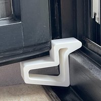 Heavy Duty Window Stopper Non Slip Balcony Window Door Wedge Easy Install for Home Office Bathroom Kitchen Home Improvement