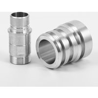 China Manufacture OEM Cnc Machine Parts Cnc Turning Stainless Steel Precision Pipe Connector Set