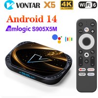 VONTAR X5 Android 14 TV Box Amlogic S905A (S905X5M) 4GB 128GB 32GB 64GB 1000M WiFi6 4K AV1 Google Play Media Player Set Top Box image 4