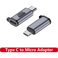 USB Type-C Adapter Type C To Micro USB Male To USB C female Converters For Xiaomi Samsung Charger Data Cable USBC USB C Adapter