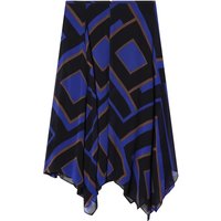 KONDALA Casual Chic Women Skirt Print Zipper Asymmetrical Long Loose Skirt Fashion 2026 Spring Summer Holiday Female Skirt