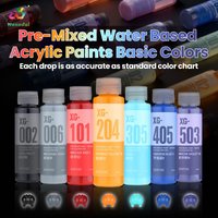 DSPIAE XG Series 50ML Pre Mixed Water Based Basic Color Master Paint for Gunpla Scale Model Spray Painting Kit Hobby DIY Project