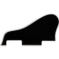 Pleroo Custom Guitar Pickgaurd - For ES 335 No Screw Hole Jazz Archtop Guitar Pickguard Scratch Plate, 5 Ply Black