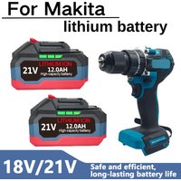 18V 21V 6.0/9.0/12.0Ah Rechargeable Lithium Battery For Makita 18V Cordless Drill Wrench Saw Grinder Power Tools