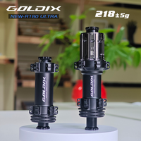 GOLDIX R180 Ultra ROAD Hub Torque Cover Ultra Light 215g Center Lock Disc Brake Straight Pull 24 Holes Ratchet for Shimano SRAM