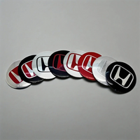 4PCS 56/60/65mm Honda Car Wheel Hub Center Cap Logo Emblem Sticker for Honda Civic Accord CR-V Fit HR-V Odyssey Auto Accessories