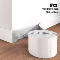 1PC 5m/196.85inch Marble Self Adhesive Skirting LineWall Waist Decorative Thickened Anti-collision Decoration Wall Corner Lines