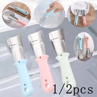 1/2Pcs Stainless Steel Freezer Scraper Deicing Tool Portable Refrigerator Ice Cleaning Shovel Household Defrosting Kitchen Acces