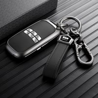 Zinc Alloy Smart Key Fob Case for Geely EX5 Full Protection Shockproof Cover Shell Accessories Fits Geely Starray EM-i e.MAS 7
