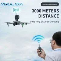 STARTRC Drone Wireless Speaker Megaphone For DJI Mini 5/4/3 Pro/Mavic 4/3 Pro/Air 3S 2S 3000M Distance Remote Loudspeaker