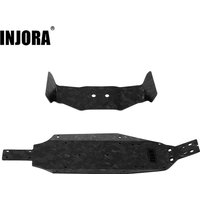 INJORA Forged Carbon Fiber Chassis Rear Wing for 1/24 Buggy Losi Micro-B