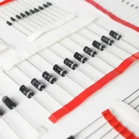50/100/200PCS Rectifier Schottky Diode Kit 1N4007 1N4148 1N5819 1N5408 FR107 Fast Switching for Electronics Repair DIY Projects
