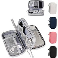 Waterproof Data Cable Storage Bag Portable Carry Case Travel Storage Bags Electronics Organizer For USB Data Cable Accessories
