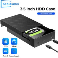 2.5/3.5 inch Hard Disk Enclosure SATA To Type C Hard Drive Case Adapter Support 22TB Up To 5Gbps External HDD Box for PC Laptop