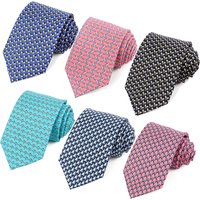Tailor Smith 100% Silk Ties For Men Fashion Necktie With Bee butterfly sailboat Animal Pattern Tie Father's Day Birthday Holida