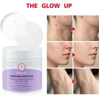 Ingrown Hair Pads Aftershave Treatment Pads to Help Prevent Razor Bumps for Men & Women - Exfoliate Underarms & Bikini Area