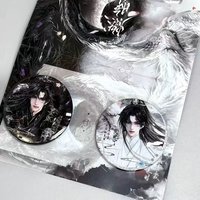 Erha and His White Cat Master Metal Pins Mo Ran Brooch Chu Wanning Badge Anime Goods Collection Bag Ornament Cartoon Accessories