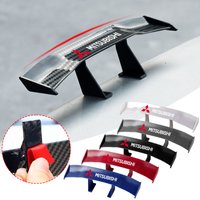 Carbon Fiber Look Car Mini Rear Spoiler Mini Wing Small Model Decoration Caps For Mitsubishi ASX Lancer 10 Pajero Outlander L200