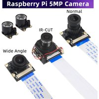 Raspberry Pi 4 Camera 5MP Night Vision 1080P Optional Wide Angle Fisheye IR-CUT Camera FF AF for Raspberry Pi 4B 3B+ 3B Zero