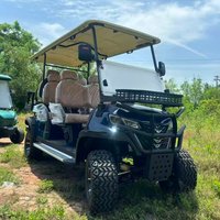 4x4 Golf Carts for Sale 2/8 Seater with 75kw Motor 72V Lithium Battery High Torque Long Range Off-Road Golf Cart