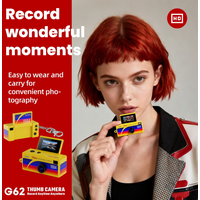 New Mini Flip-screen Thumb Camera Camera High-definition Photo and Video Keychain G62 Mini Camera