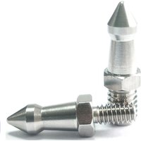 1pcs/3pcs Tripod Stand 1/4 3/8 M8 Inch CameraTripod Spikes Replacement Part stainless steel Foot Screw For Monopod Tripod