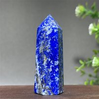 Natural Lapis Lazuli Mineral Rock Obelisk Energy Healing Spiritual Meditation Reiki Home Decoration Gift