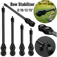 Archery Balance Bar 8/10/12/15 Inch Carbon Stabilizer Compound Bow Shock Absorption for Targeting Hunting Shooting Arrow Damper