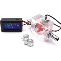 Three Way Flow Meter LED Thermometer for Water Cooling Liquid Cooler System Universal Computer Thermometer Dropship