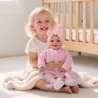 NPK 17-inch Lifelike Soft Body Girl Reborn Doll with Hand-Detailed Painting Visible Veins And 3D Skin Tone