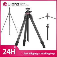 Ulanzi TZ01 Versatile 2-in-1 Carbon Fiber Tripod Max 1.6M Tripod with Mini Tripod Column for DSLR Camera for Outdoor Travel Shot