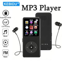 MP3-Player Bluetooth 5.0 Tragbarer Musik-Player 1,8 Zoll Eingebauter Lautsprecher Stereo-Musik-Player Unterstützung FM-Radio E-Book-Aufnahme