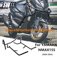 Motorcycle Crash Bar Engine Guard Fit Frame Bumper Fairing Protector Bar Accessories Modification For YAMAHA NMAX155 2020-2024