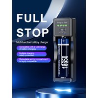 Elough USB Intelligent Battery Charger Intelligent Lithium Battery Li ion/IMR/INR/OCR 3.6V/3.7VUSB Dedicated Slot Battery Holder