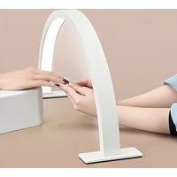 Half Moon Nail Table Lamp for Perfect Salon Lighting and Craft Illumination Stylish Half Round Light for Nail Art DIY Project