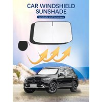 For Mercedes Benz GLC X253 X254 Windshield Sun Shade Sunshade Sun Visor Protector Foldable Blocks UV Rays Laser Sun Protector
