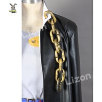 Kujo Jotaro Cosplay Golden Chain Anime JoJo's Bizarre Adventure Costume Halloween Jotaro Kujo Uniform Cosplay Accessories