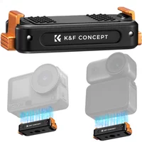 K&F CONCEPT Magnetic Quick Release Mount for DJI Osmo Action 6/Osmo Nano Aluminum Alloy Bracket Extension Base with 1/4" Thread