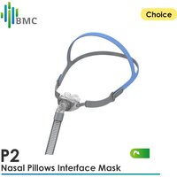 BMC CPAP P2 Nasal Pillows Mask With 3 Sizes Cushions Respirator Tube for Air Breathing Sleeping Apnea Anti Snoring Device