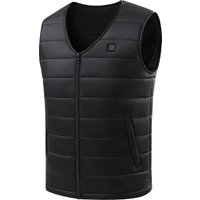 16 Areas Heated Vest Heating Men Warm Waistcoat Women Heat Jacket Winter Constant Heating Vest (Not Included The Power Bank)