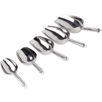 8oz-38oz Flour Shovel Food Scoop Stainless Steel Multifunctional Ice Food Scoop Coffee Beans Dried Fruit Shovel Ice Scoop Scoop