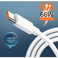 66W 6A USB Fast Charging Data Cable USB To Type-C Quick Charge Cord Charge Cable 0.25/1/1.5/2M For Samsung Huawei Xiaomi Phone