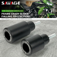 SAVAGE Heavy Duty Frame Slider Crash Protection for KAWASAKI KLE 650 Versys 2015-2024 - Motorcycle Engine Guard