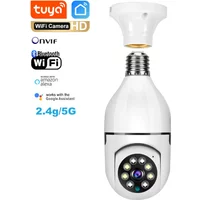 Tuya 2.4G/5G Dual-Band Bulb Camera 3MP/4MP/5MP WiFi Two Way Voice AI Human Detection Night Vision E27 Camera Surveilance Cam