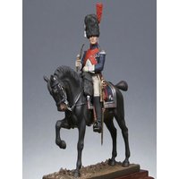 Resin soldier 1/32 54mm ancient fantasy officer watch with horse warrior Model Unassambled Unpainted Figure Building Kit
