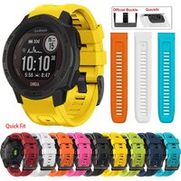 Sports Silicone Quick Fit For Garmin Forerunner 955 965 745 945 LTE S62 S60 / instinct 2 45mm Band 22/26mm Bracelet correa Belt