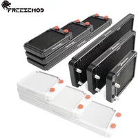 Water Cooling Radiator PC Aluminum Heatsink Multi-Channels 80mm 90mm 120mm 240mm 360mm 480mm For water cooling system