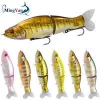 1pcs 135mm 28g Jointed Bait Shad Glider Swimbait Fishing Lures Hard Body Slow Sinking Jointed Bass Pike Lures Fishing Tackle