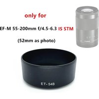 ET54B Lens Hood Circular Sunshade replace ET-54B for Canon EF-M 55-200mm f/4.5-6.3 IS STM , EF-M 55-200 mm F4.5-6.3 IS STM